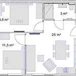 Daire Comfort A102 Two Bedrooms Sea View 10th Floor Parking Free