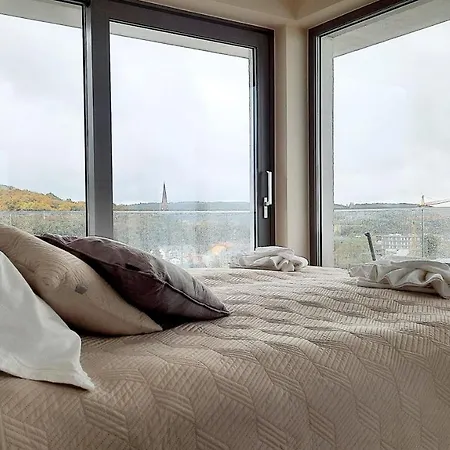 Comfort Apartment A102 Two Bedrooms Sea View 10Th Floor Parking Free דירה *