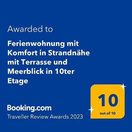 Comfort Apartment A102 Two Bedrooms Sea View 10Th Floor Parking Free *