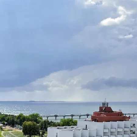 Comfort Apartment A102 Two Bedrooms Sea View 10Th Floor Parking Free דירה *